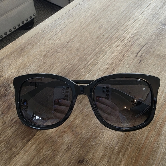 Fossil Womens Sunglasses 2079/S Sunglasses 80790 Black dark gray gradient main image 5